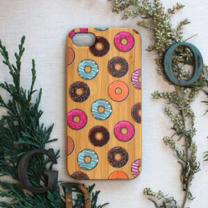 iphone SE, 7, 8 træ, donuts